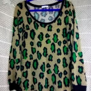 Leopard Print Casual Sweater